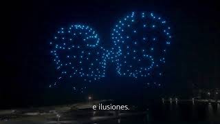 Movistar Asi fue el espectáculo de drones en el cielo de Málaga anuncio