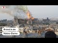 PARIJS: Notre-Dame staat in brand