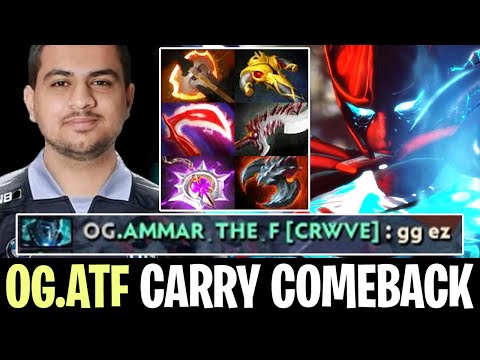 OG.ATF 25k Networth Lead Hard Comeback - Late Game Carry Boss Dota 2