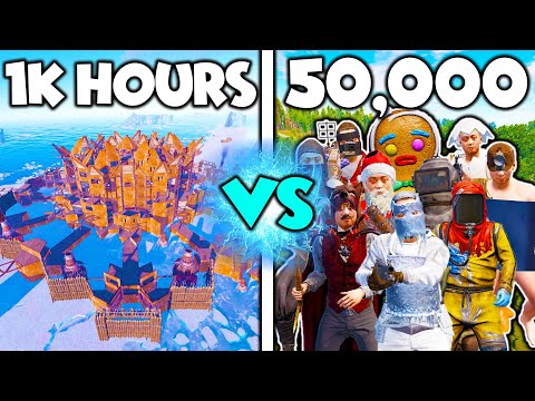 1000 Hour Team VS 50,000 Hour Team - Rust