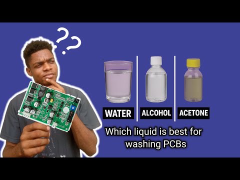 Alcohol vs Water vs Acetone: Which liquid is recommended for washing PCBs?