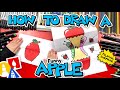How To Draw A Funny Apple Folding Surprise