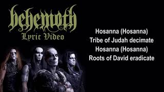 Behemoth - Blow Your Trumpets Gabriel (LYRICS / LYRIC VIDEO)