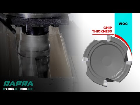 Radial Chip Thinning - How To Program Your Milling Tool Feed Rate at a Reduced Width of Cut - DAPRA