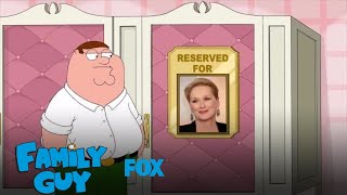 Peter Uses Meryl Streep's Restroom | Season 16 Ep. 2 | FAMILY GUY