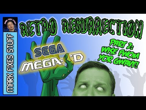 Pt 2: Smashed Sega MegaCD Retro Resurrection - Repair time?? SegaCD