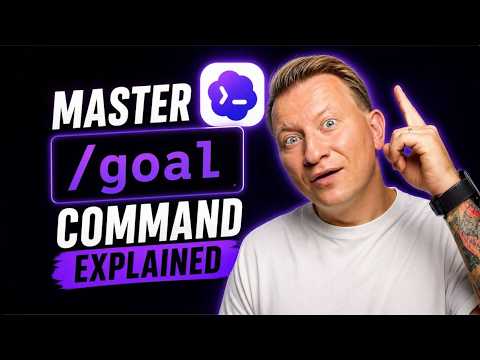 Video thumbnail for Video Tutorial: OpenAI Codex /goal Command Explained: Setup, Examples, and Best Practices