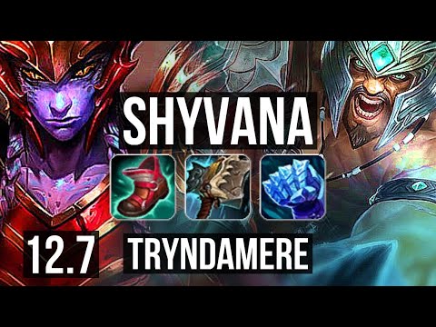 SHYVANA vs TRYNDA (TOP) | Rank 5 Shyvana, 5/1/9 | EUW Grandmaster | 12.7