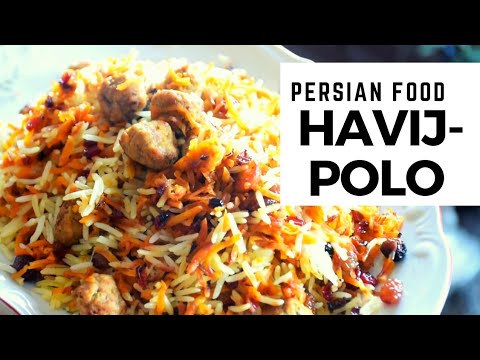 Super Delicious Iranian Cuisine_Havij-Polo / Rice Food Recipe / One Of The Most Popular Iranian Food