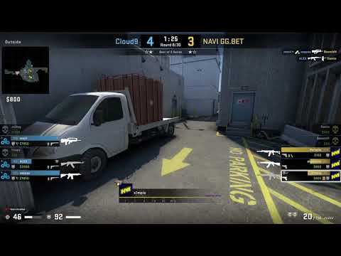 CSGO POV Navi.S1mple vs. Cloud9 @nuke - 30 kills