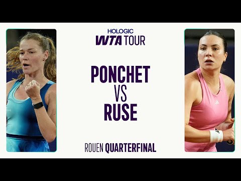 Jessika Ponchet vs. Elena-Gabriela Ruse | 2025 Rouen Quarterfinal| WTA Match Highlights