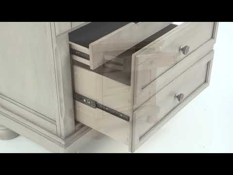 Lettner B733-92 Two Drawer Nightstand image 1