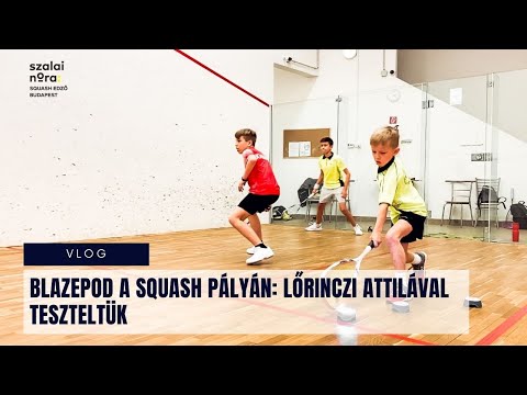 VLOG: Blazepod a squash pályán. Leteszteltük.