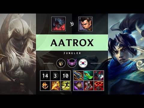 Aatrox Jungle vs Xin Zhao - KR Master Patch 25.14
