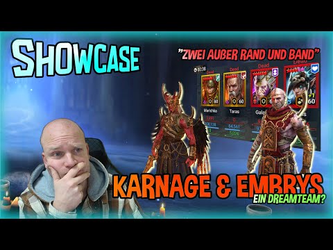 [RAID] Showcase | Embrys & Karnage | Arena Dreamteam | Test Platinum |