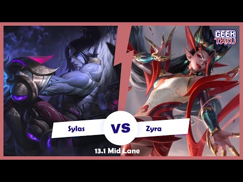 SekiiroZ | Sylas vs Zyra - MID Patch 13.1B