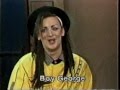 Boy George on Letterman, June 29, 1983