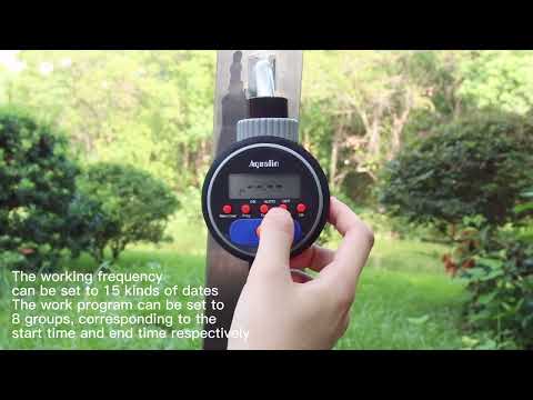 Aqualin Hose Water Tap Timer Garden Irrigation System Controller Watering Computer Waterproof