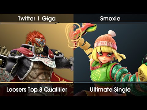 Salamender's Cup #1 - Giga (Ganondorf,Roy) Vs. Smoxie (Min Min) SSBU Ultimate Tournament