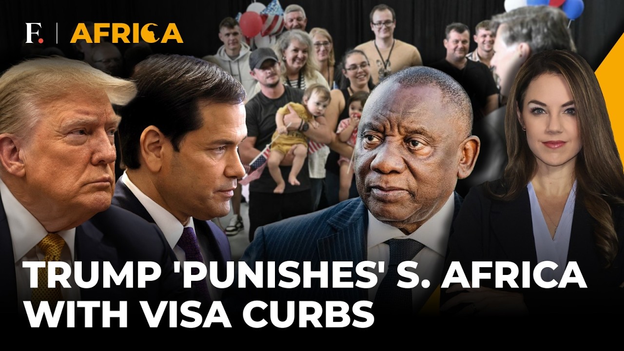 Trump Escalates South Africa Standoff with US Visa Curbs Over Land Policies | Firstpost Africa