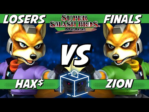 Coinbox 58 - Hax$ (Fox) vs Zion (Fox) Losers Finals - Smash Melee