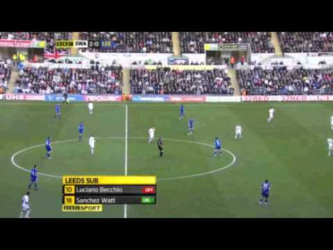 Swansea Vs Leeds - 26/02/2011 Highlights