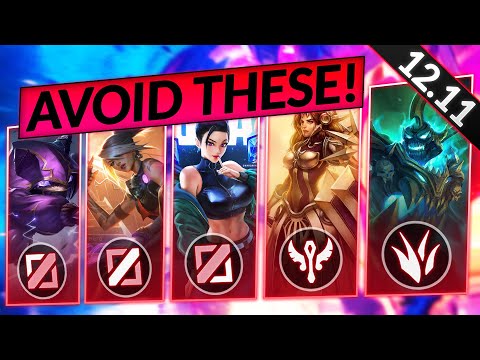 9 WORST Solo Queue CHAMPS in Patch 12.11 - Champions to AVOID - LoL Tier List Guide