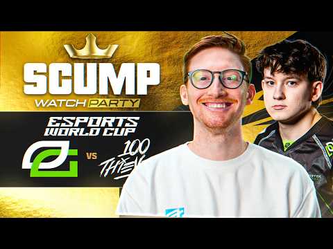 OpTic GAMING vs 100 THIEVES!! (MAPS 1 & 2) | SCUMP WATCH PARTY - ESPORTS WORLD CUP DAY 2