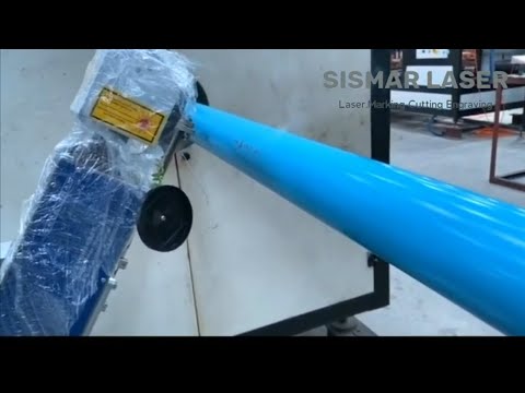 PE pipe inline laser marking video