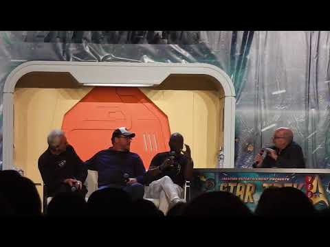 LeVar Burton, Robbie McNeill and Rene Auberjonois at the 2018 Star Trek Convention