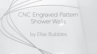 CNC Engraved Patterns in Acrylic Wall Kits