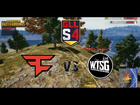 PUBG GLL S4 GRAND FINALS - 4v4 FaZe Clan vs WTSG