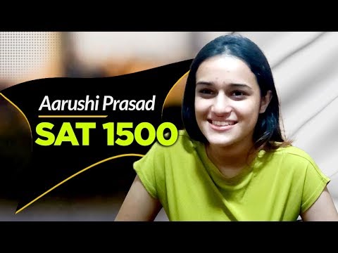 Aarushi Prasad - SAT Exam Score 1500 - Jamboree Coaching Class Pune Testimonial