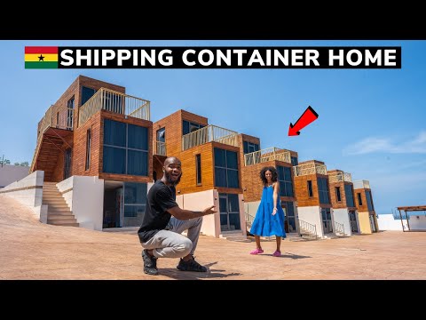 Inside the Ultra-Modern Shipping Container Homes of Ghana!