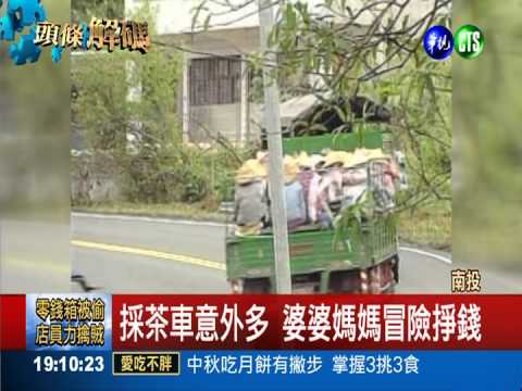 違規超載上路 採茶車意外頻傳