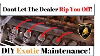 Easy DIY Spark Plug Replacement: Lamborghini Gallardo Superleggera. Fix Any 2004 to 2008 Gallardo
