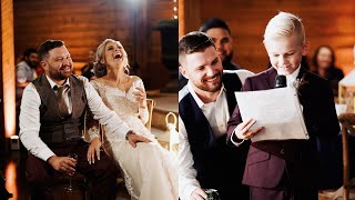Junior best man gives most adorable speech to mom and dad // Listen to what he says at the end! 😂