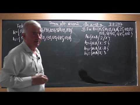 1/2 Lectia 1617 Clasa 6 - Descompunerea in factori primi CMMDC CMMMC Operatii cu multimi