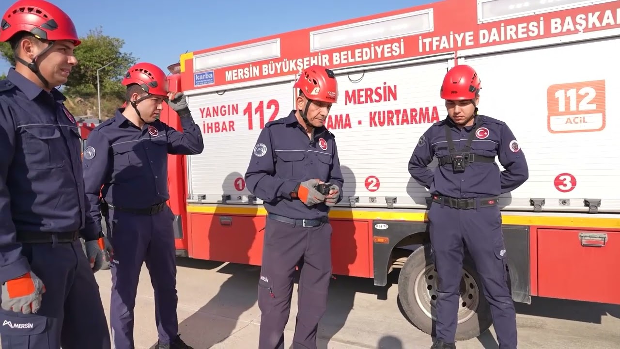 BÜYÜKŞEHİR İTFAİYESİ İLE MERSİN DAHA DA GÜVENLİ