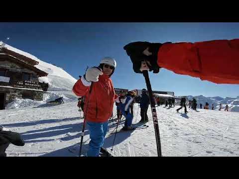 Face de Bellevarde, Olympic run. Val-d'Isère 7.03.2024.