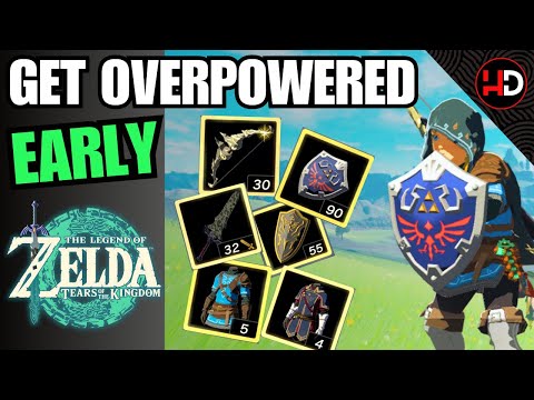 EASILY Find Overpowered Weapons & Armor EARLY in Zelda: Tears Of The Kingdom