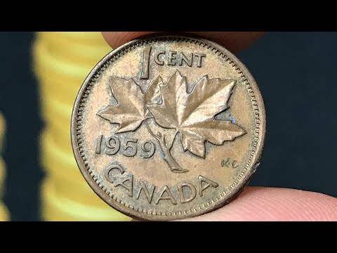1959 Canada 1 Cent Coin • Values, Information, Mintage, History, and More