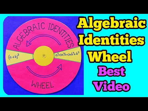 #Algebraic Identities working model #maths working model #maths project #project #T.L.M. #Model 👍