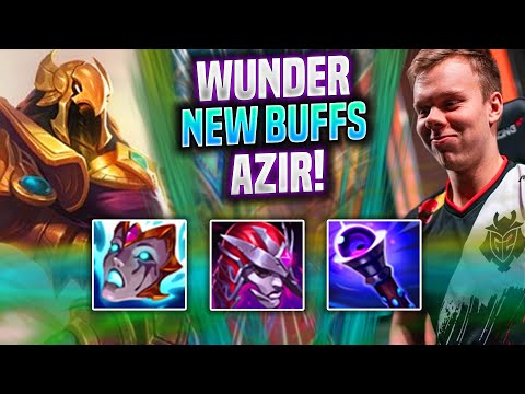 WUNDER TRIES AZIR IN TOP WITH NEW BUFFS! - FNC Wunder Plays Azir Top vs Orn! | Season 2022