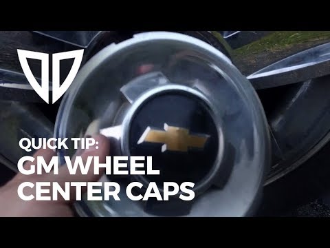 Wheel & Rim Center Cap Install Tip for Chevrolet GMC GM trucks and others  - Quick Tip