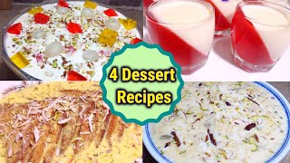 4 Easy Dessert Recipe_Best Dessert Recipes For Dawat