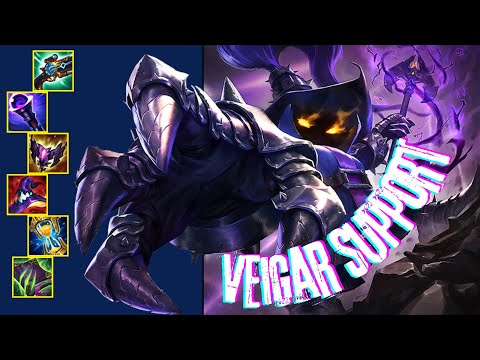 Full build Veigar support who can stop him ?