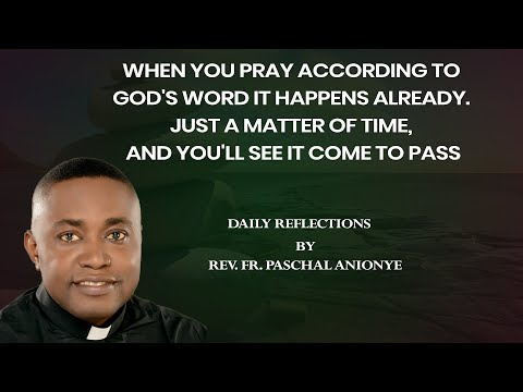 WHEN YOU PRAY ACCORDING TO GOD'S WORD IT HAPPENS. JUST GIVE IT TIME AND YOU'LL SEE IT COME TO PASS