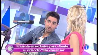 Alex Ubago - Entrevista &amp; Ella Vive En Mí - + Gente (22 - 10 - 2012)