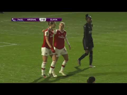 Vivianne Miedema: 3 goals HATTRICK, UWCL, Arsenal - SK Slavia Praha